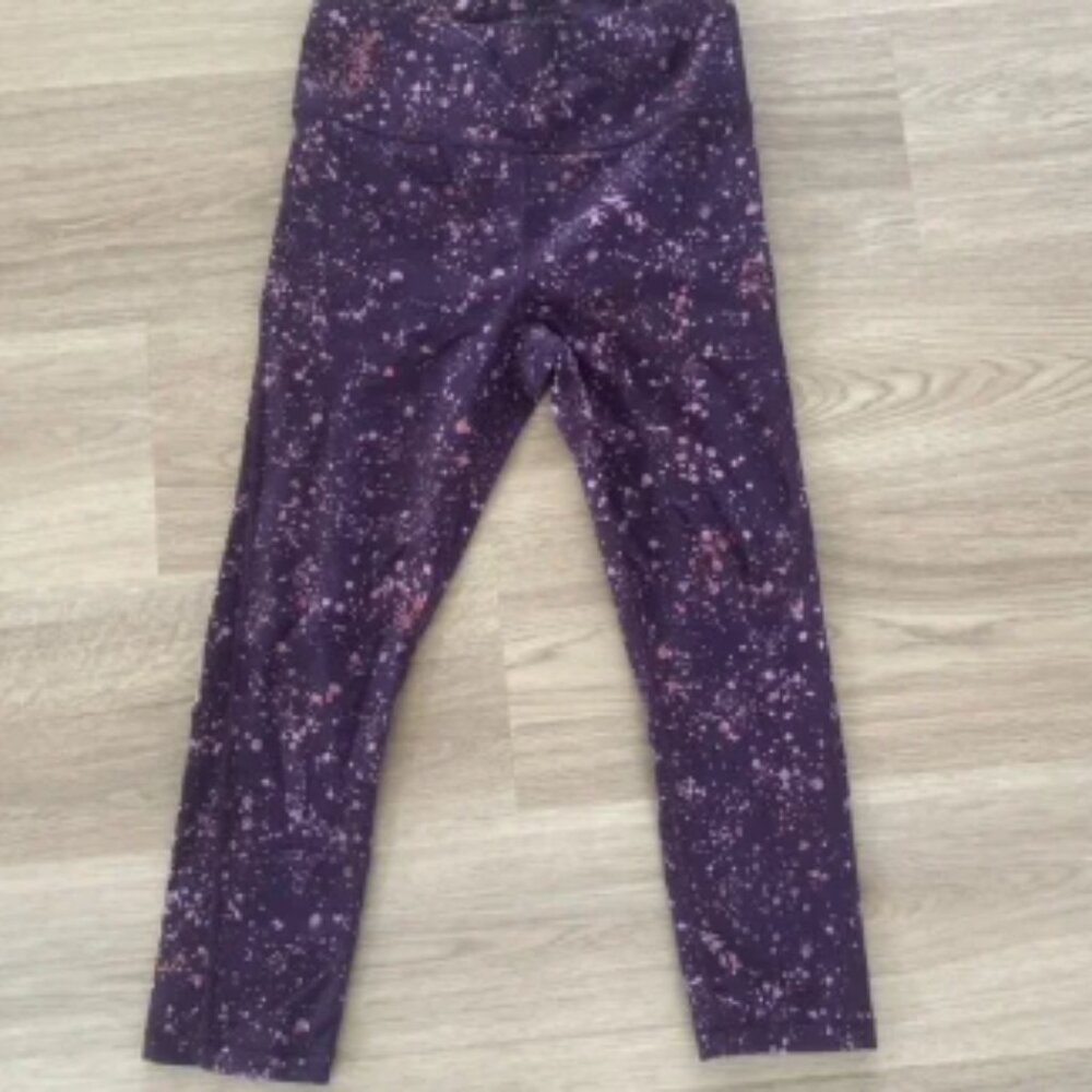 Athleta | Ultimate Stash Pocket Splat Capri Leggings High Rise | Size Small EUC